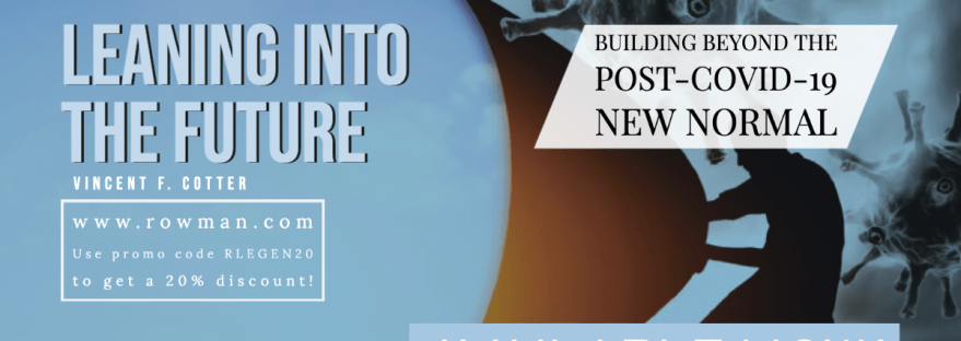 Book Cover Leaning into the Future